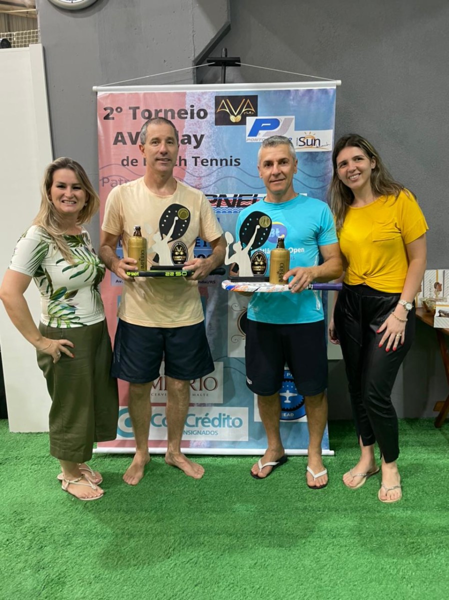 Virgínia, finalizou a campanha e seguiu para o beach tennis. 