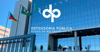 Prédio da Defensoria Pública do Estado, na cidade de Porto Alegre.