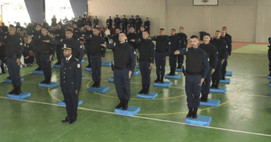 Novos agentes participaram de formatura realizada na última sexta (13), no Ginásio da Escola Estado de Santa Catarina, em Imbé.