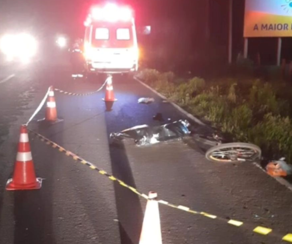 Ciclista morre ao ser atropelado na Estrada do Mar
