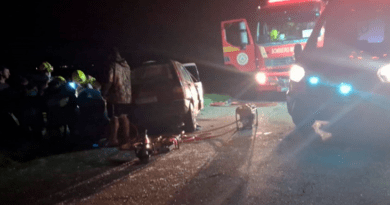 Acidente aconteceu no quilômetro 150 da rodovia, no município de Palmares do Sul.