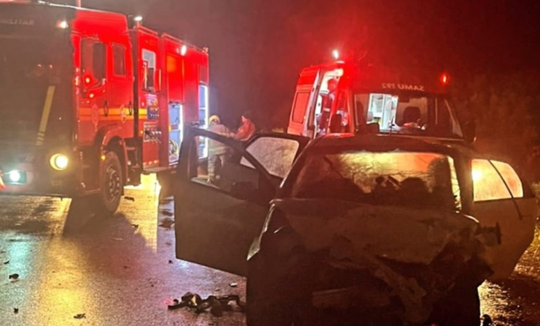 Acidente de trânsito em Osório envolveu dois automóveis.