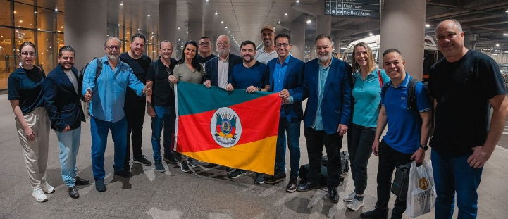 Comitiva com vice-governador Gabriel Souza e deputados gaúchos ficará sete dias na Índia.