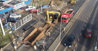 Obra na Avenida Castelo Branco, em Torres, deverá ser concluída até agosto de 2025.