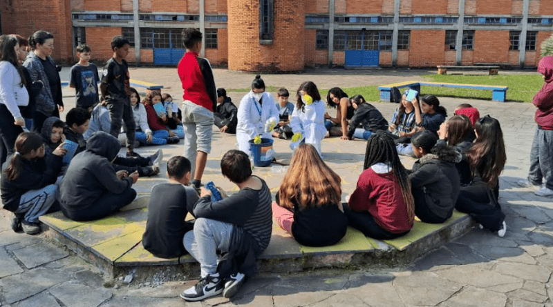 Atividade foi realizada na Escola Milton Pacheco, na última semana.