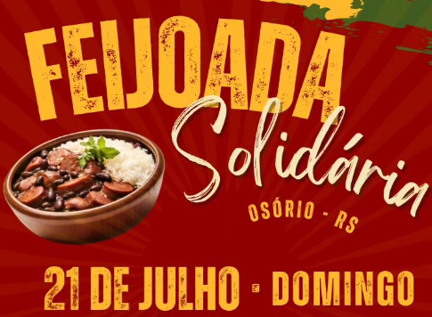 Feijoada Solidária acontecerá no domingo