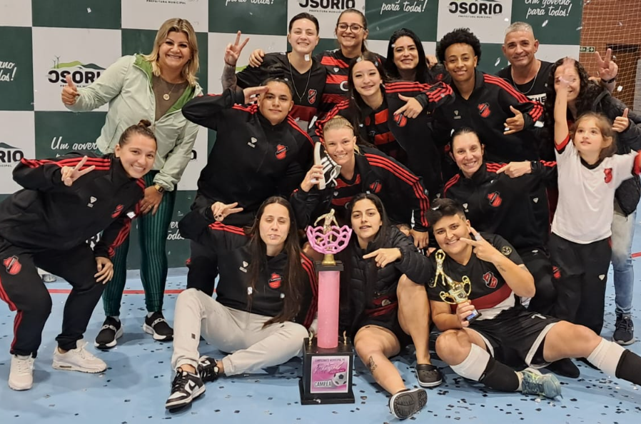 Time do Flamengo (Xangri-lá) se sagrou bicampeão do Feminino após golear equipe do Fut Quinta (Osório) pelo placar de 7 a 1.