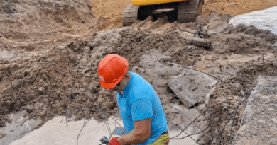 Obra foi realizada durante a quarta-feira (20), no distrito de Atlântida Sul.