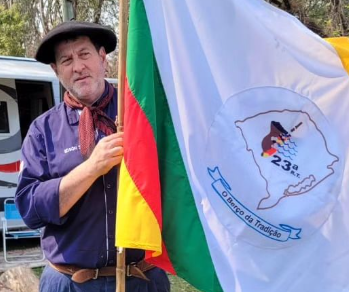 Fernando Sana percorrerá 1.150 quilômetros para trazer Chama Crioula de Alegrete até o município de Osório.
