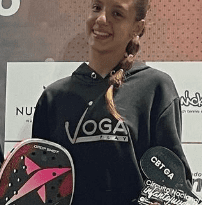 Júlia ficou em 2º na Simples Feminina, na categoria Sub-14.