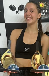 Julia Simoni venceu as categorias Feminina e Mista Open em competição disputada em Garopaba.