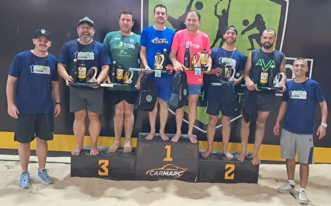 Osorienses são destaques na 1ª Copa Guaíba Car de Beach Tennis