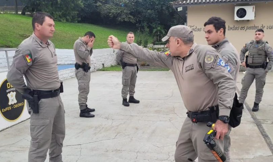 PMs do CRPO Litoral realizam curso de habilitação