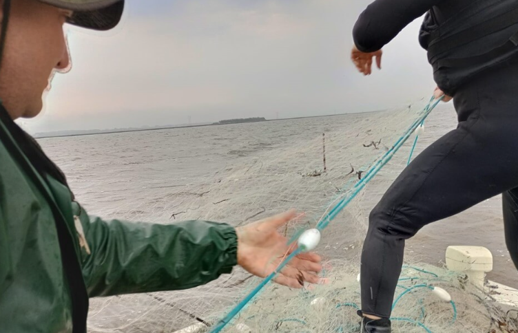 Patram apreende redes de pesca no Rio Mampituba