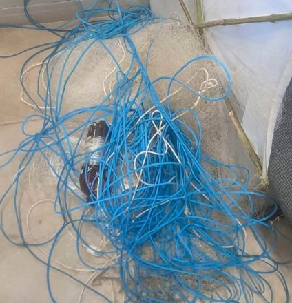 Patram apreende redes de pesca