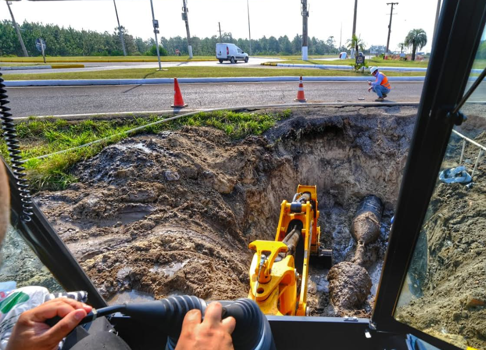 Rede de esgoto passará por baixo da Estrada do Mar