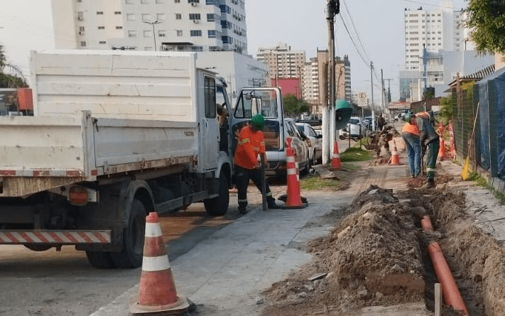 Trabalhos estão realizados próximo ao Hospital Tramandaí (HT).