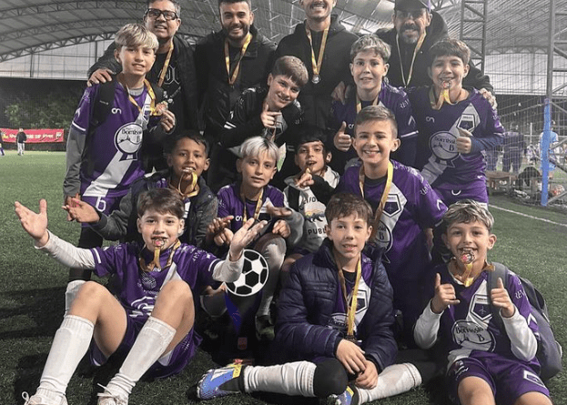 Sub-11 do Osório FC ficou em 3º lugar na terceira etapa do Future Cup.