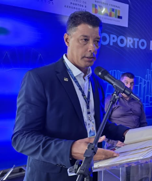 Gessilney Gomes, gestor do Aeroporto de Torres.