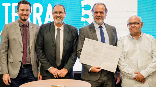 Marcelo Arruda, Roger Caputi, Alberto Neto e Romildo Bolzan Jr.