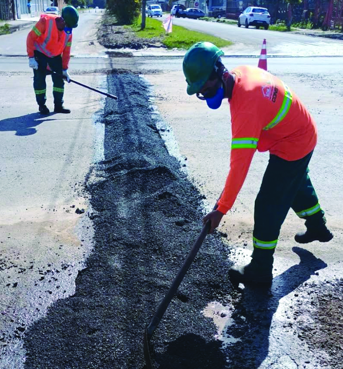 Ruas de Tramandaí receberam repavimentação após instalação de rede de esgoto no bairro Zona Nova.