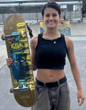 Mariazinha ficou em 13º na final do Campeonato Brasileiro de Skate Street Amador.