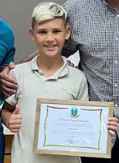 Pires foi campeão Gaúcho de Futsal na categoria sub-9.