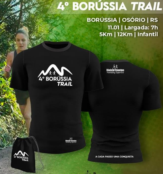 Quarta edição do Borússia Trail acontecerá no sábado