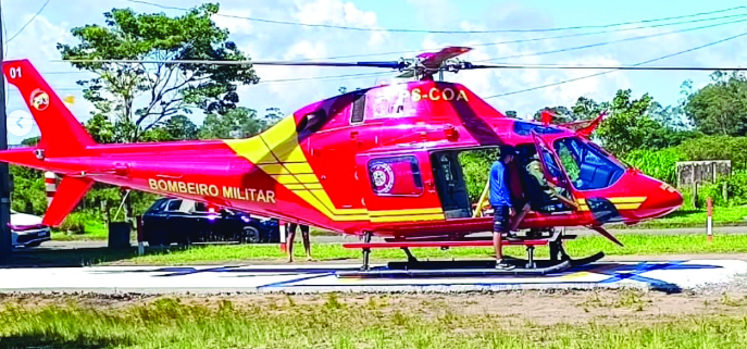 Escola Rural é base de aeronaves da Operação Golfinho