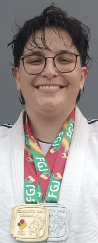 Isabella conquistou duas medalhas na Divisão Aspirantes.