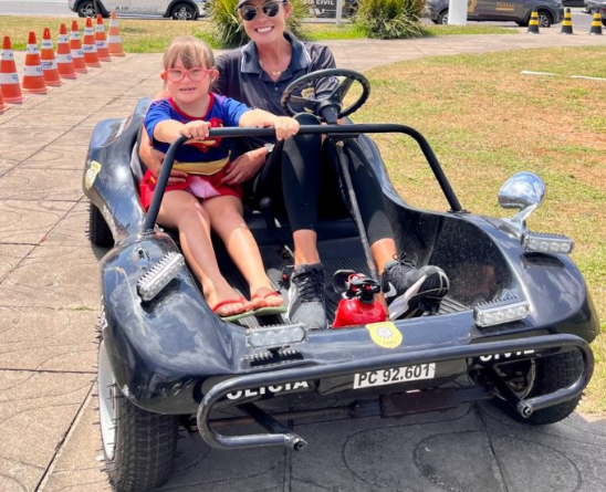 Passeio de minibuggies foi uma das atrações para os participantes.