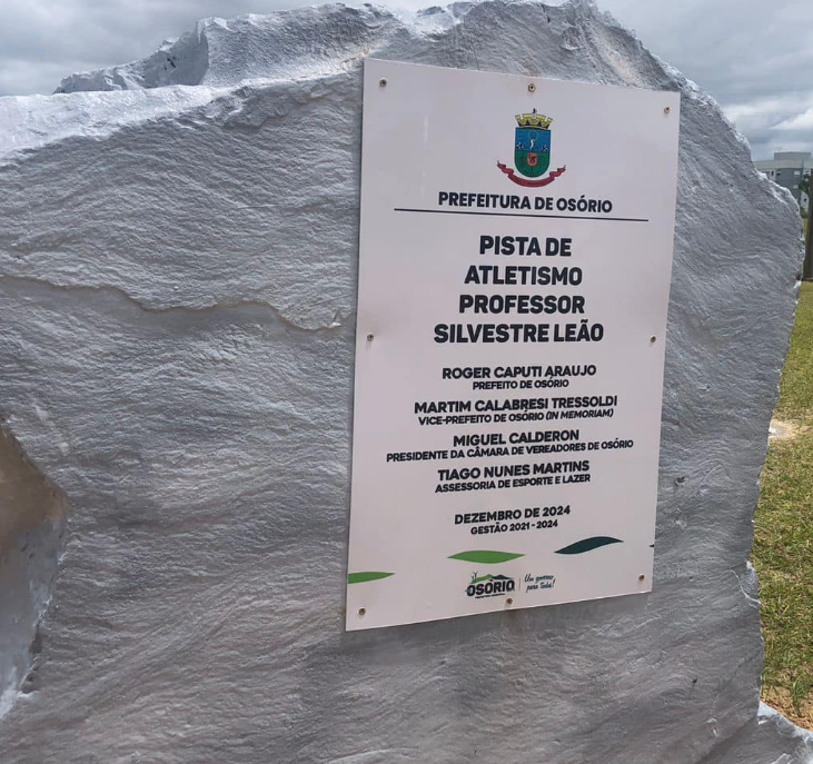 Professor Silvestre dá nome a pista de Atletismo da Vila Olímpica