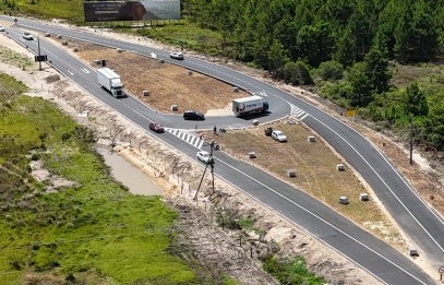 Alteração ocorreu na rótula do quilômetro 18 da ERS-389, no entroncamento com a Interpraias, em Osório.