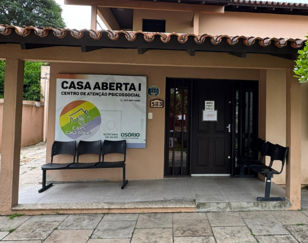 Centro de Atendimento Psicossocial – Casa Aberta de Osório irá atender três vezes por semana a partir do dia 1º de fevereiro.