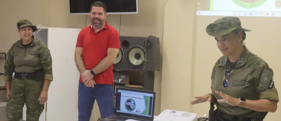 Escola Osvaldo Amaral recebe projeto Patrulheiro Ambiental Mirim