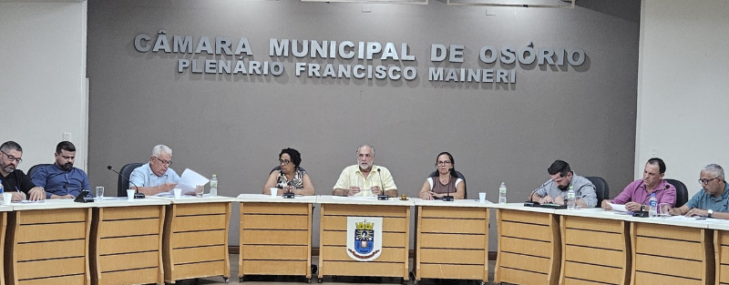 Votação ocorreu durante Sessão do Legislativo osoriense realizada na noite de quarta-feira (6).