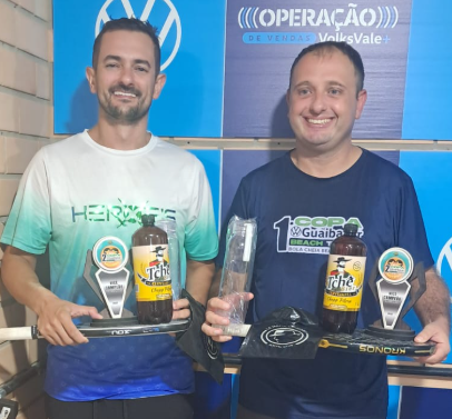 Cristiano e Rui Lang foram vice-campeões da Masculina B.