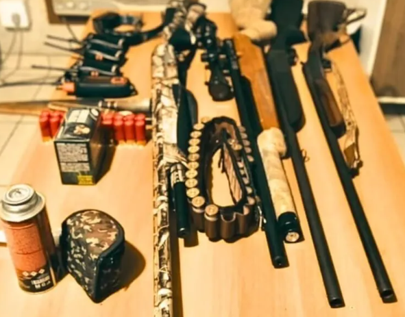 BM apreende armas na região