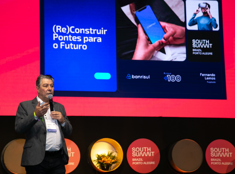 Banrisul no South Summit 2025: Inovação com propósito humano e investimentos na reconstrução do RS