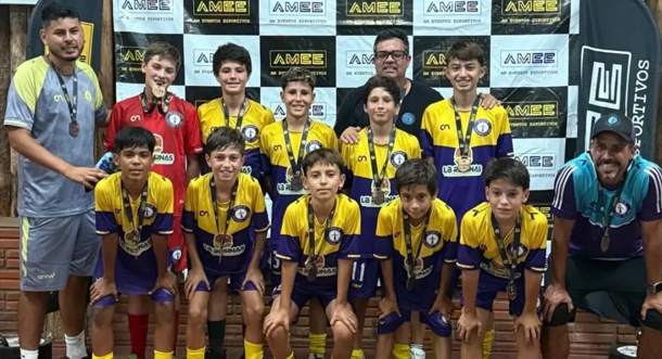Osório Futebol Clube ficou em 3º na categoria Sub-12 em competição disputada na cidade de Parobé.