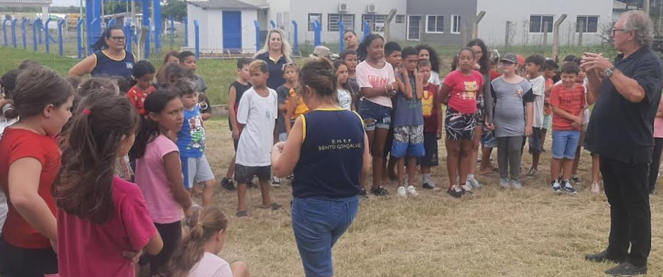 Estudantes do Litoral visitam Instituto Rio Grandense do Arroz