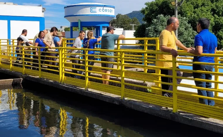Estudantes da Escola Rural visitam Estações de Tratamento