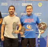 Lenoir e Osoriense Nando ficaram em 2º na categoria Sênior 45B Masculina.