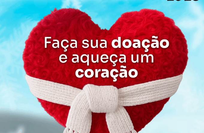Doações de roupas e agasalhos poderão ser feitas até o dia 15 de junho.