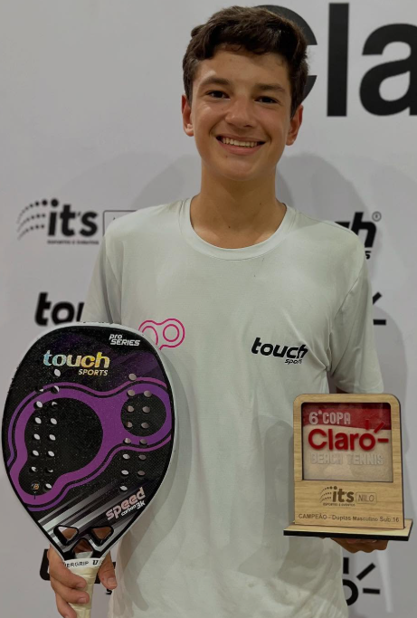 Davi Lessa venceu a Sub-16 Masculina em evento disputado em Poa.