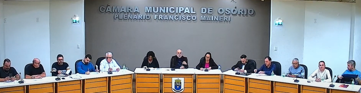 Votação do PL no 059/2025 foi realizada na noite de terça (20), durante Sessão do Legislativo osoriense.