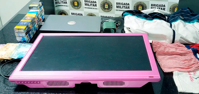 Assaltante é preso pela Brigada Militar