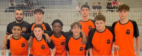 Colégio Adventista foi campeão do Basquete Infantil Masculino.