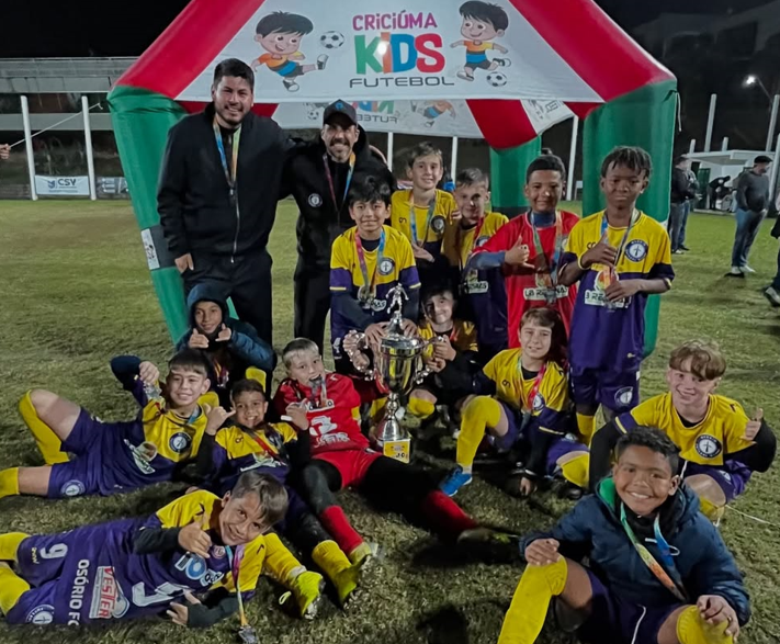 Equipe osoriense é vice-campeã do Criciúma Kids