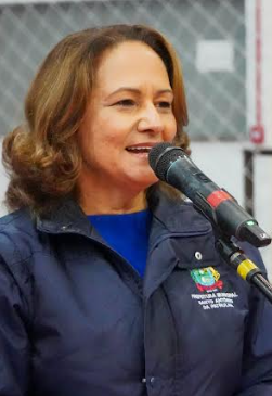 Jassira Castro, secretária de Esportes de Santo Antônio.